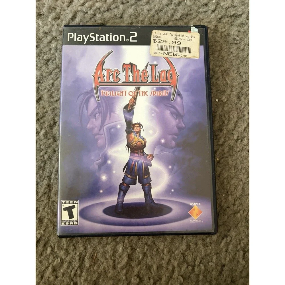 Arc the Lad Twilight of the Spirits Sony PlayStation 2 PS2 Complete in Box CIB
